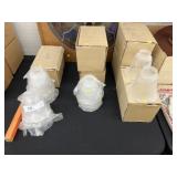 NOS Vintage Glass Lamp Shades