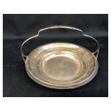 Sterling Silver Handled Dish