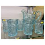 Dogwood Pattern Water Pitcher Set