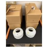 NOS Milk Glass Lamp Shades