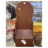 Red Wash Painted Wall Cabinet