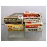 80 rds. of 32 Win. Special 170 gr. Ammunition