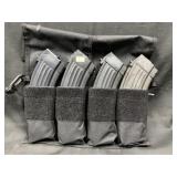 4 AK-47 30-rd. Magazines with Carrier