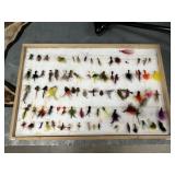 Large Display of Hand-Tied Flies