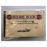 Score Book for Model 1903 and 1898 Krag Rifles