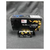 100 rds. of 9mm 124 gr. Ammunition