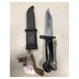 AK-47 Bayonet w/ Scabbard