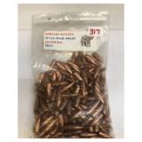 Approx. (175) .22 cal. 55 gr. Bullets for Reloadin