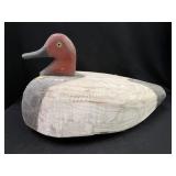 Unsigned Carved Wood Duck Decoy
