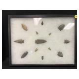 Riker Mount of Native American Artifacts