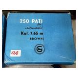 250 rds. of 7.65 (.32 ACP) Ammunition