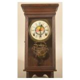 Old Regulator Clock w/ Pepsi-Cola Advertising