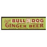 Great Cardboard Bulldog Ginger Beer Strip Sign