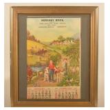 Hershey Bros. 1947 Reinholds Advertising Calendar