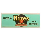1949 NOS Embossed SST Hires Root Beer Sign