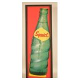 Large 1963 Squirt Soda Cardboard Display Sign