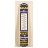 1915 Ex-Lax Porcelain Thermometer