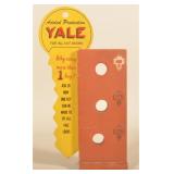 Wood Yale Locks Hardware Store Display