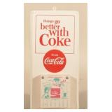 1978 Things Go Better With Coke Metal Calendar