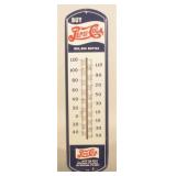 Early SST Double Dot Pepsi-Cola Thermometer