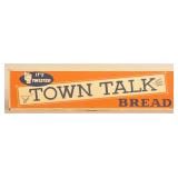 Embossed Town Talk Bread SST Sign