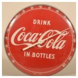 Drink Coca-Cola "In Bottles" Round Thermometer