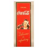 1942 Coca-Cola Delicious & Refreshing Sign