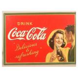 Horizontal 1941 Coca-Cola SST Advertising Sign