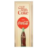 Vertical "Things Go Better With Coke" Sign