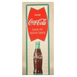Coca-Cola Sign of Good Taste Fishtail Sign
