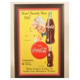 1955 Sprite Boy Coca-Cola Advertising Carton Sign