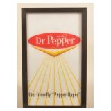 Vintage Dr. Pepper Backlit Advertising Signs