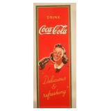 1934 Drink Coca-Cola Delicious & Refreshing Sign