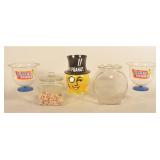 Collection Planters Peanut Glass Jars & Displays