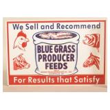 New Blue Grass Producer Feeds Flange Sign