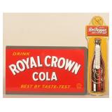 Royal Crown Cola Flange & Dr. Pepper Thermometer