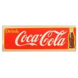 1951 SST Canadian Drink Coca-Cola Horizontal Sign