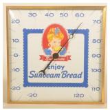1970 Enjoy Sunbeam Bread Advertising Thermometer