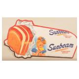 Large Sunbeam Enriched Bread Die-Cut SST Sign