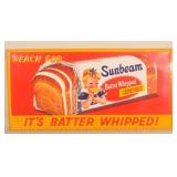 1966 NOS Embossed SST Sunbeam Bread Sign