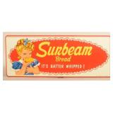 Embossed SST Sunbeam Bread 1962 Sign