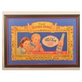 Late 1930s Mil-Kay Orange Soda Cardboard Sign