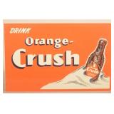 Stout Sign Co. Orange Crush Flange Sign