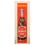Excellent SST Embossed "Drink Red Rock Cola" Sign
