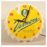 Vernors Bottle Cap Advertising Clock