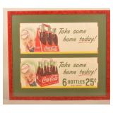 1947 Coca-Cola "Take Some Home Today" Paper Ads