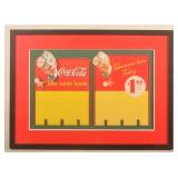 1947 Coca-Cola Cardboard 6-Pack Signs