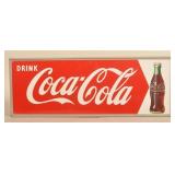 Self-Framed Drink Coca-Cola Single-Sided Tin Sign