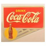 1941 Coca-Cola Double-Sided Tin Flange Sign