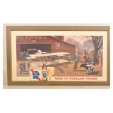 Pabst Blue Ribbon Cardboard Airplane Sign